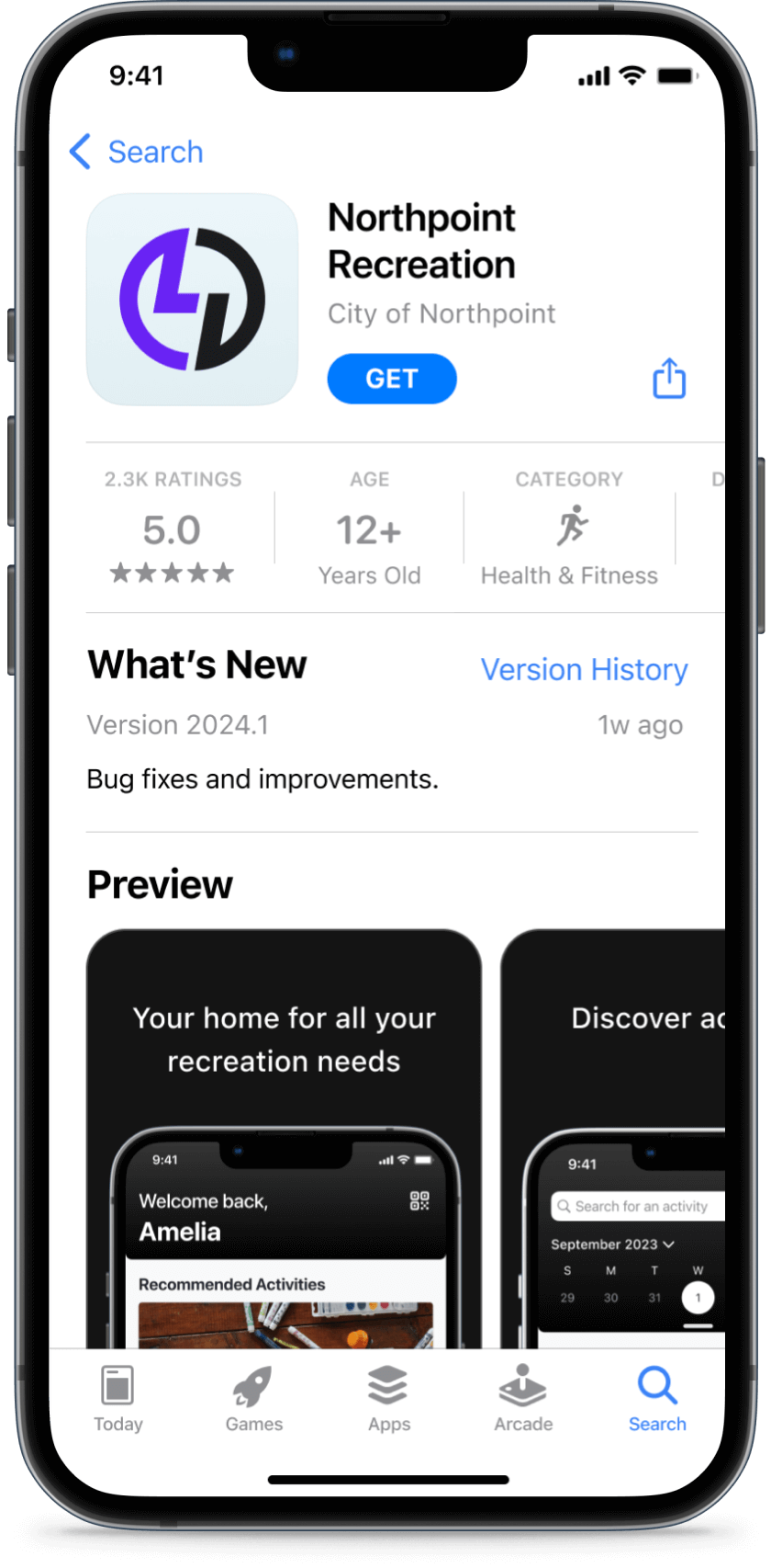 Rec app on Apple App store